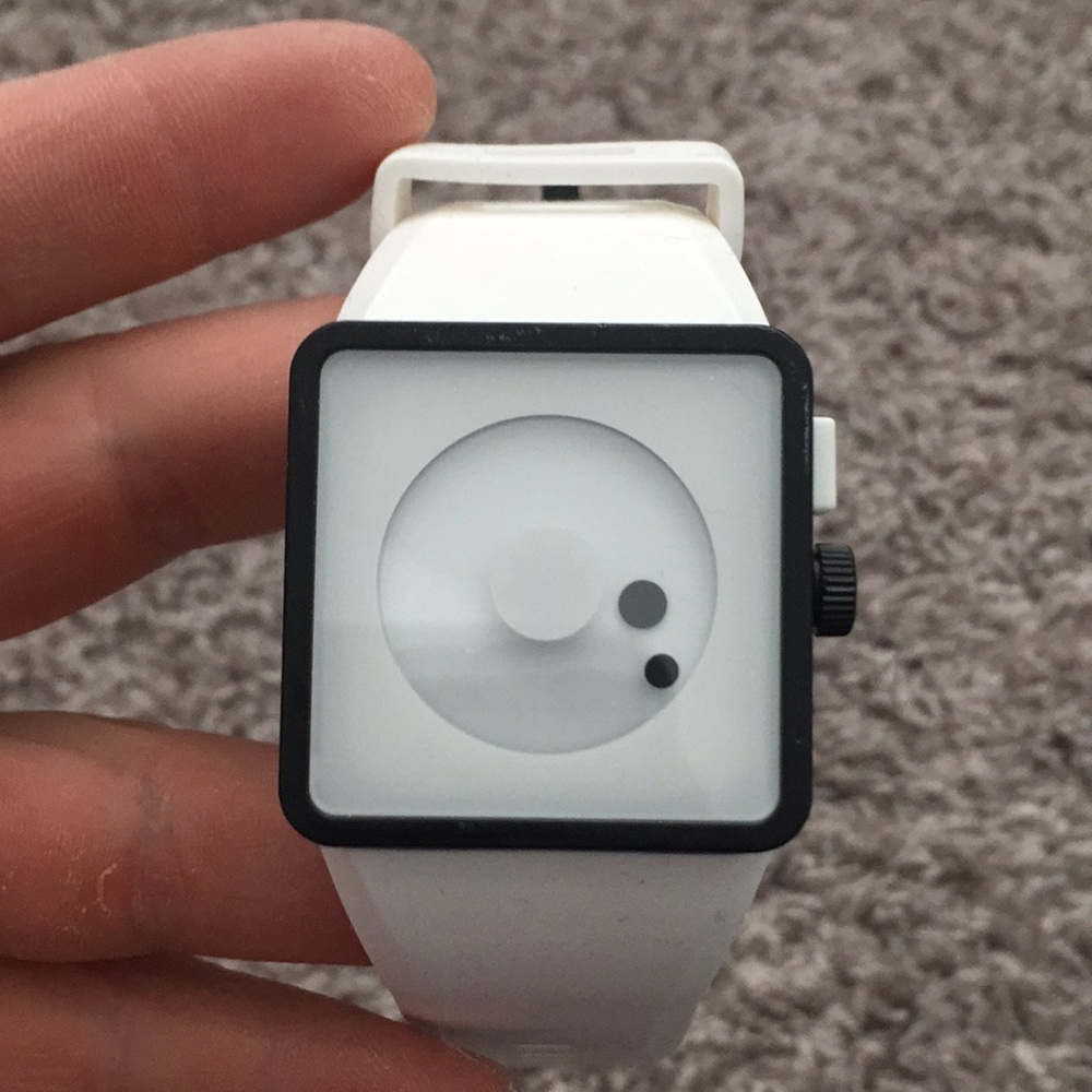 White Nixon Newton Watch